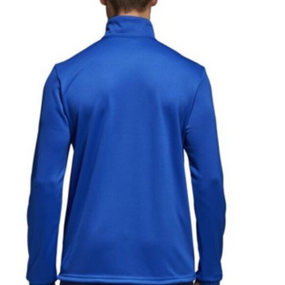 Men's Adidas CORE 18TOP SWEATSHIRT BLUE CV3998 XS - Picture 2 of 8